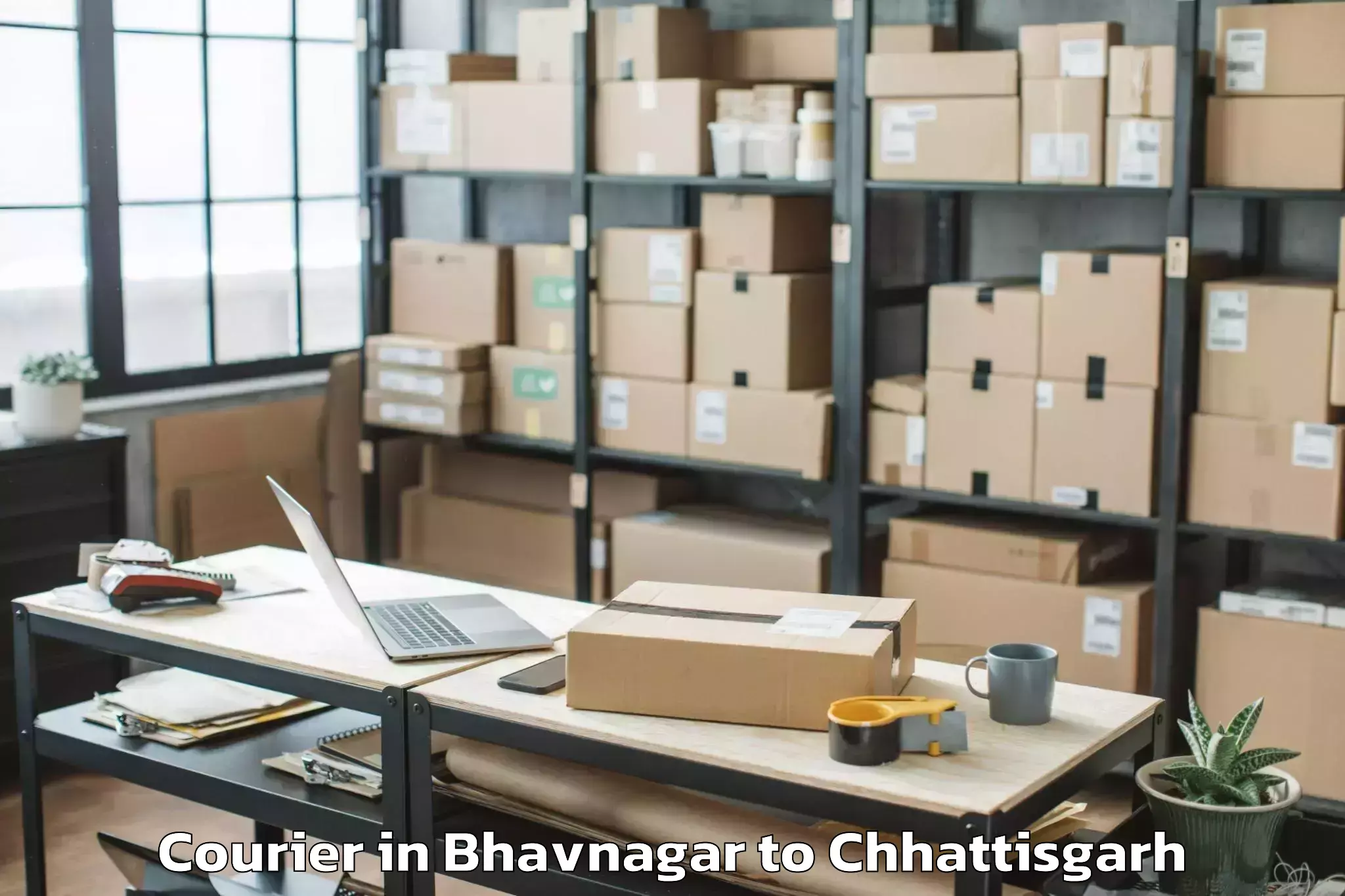 Reliable Bhavnagar to Sarangarh Courier